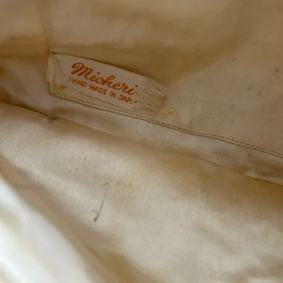 Adorable 1960s Vintage White Beaded Clutch Purse. Great Condition EUC - Picture 8 of 8